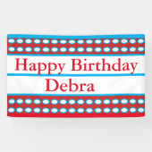"Happy Birthday Debra Custom Spandoek (Horizontaal)