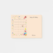 Happy Birthday December 2022 Post-it Notes (Voorkant)