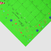 Happy Birthday December 2022 Weefselpapier Tissuepapier (Detail)