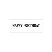 Happy Birthday Decoratieve Font Sjabloon Zelfinktende Stempel (Design)