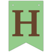 Happy Birthday Deer Party Bunting Flags Vlaggetjes (Tweede vlag)