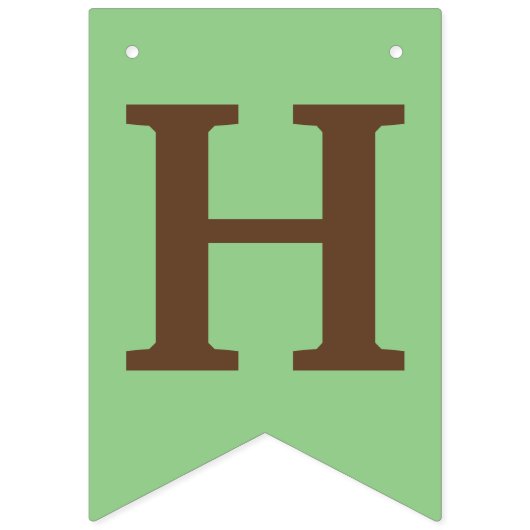 Happy Birthday Deer Party Bunting Flags Vlaggetjes (Tweede vlag)