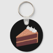 Happy Birthday Delicious Chocolate Cake Sleutelhanger (Achterkant)