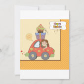 Happy Birthday Delivery Invitations Kaart (Voorkant)