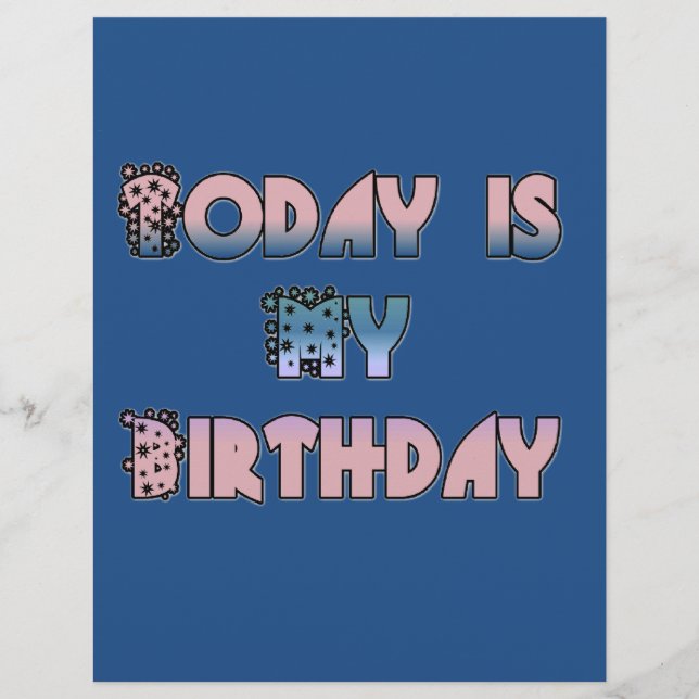 Happy Birthday Design (Voorkant)