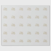 Happy Birthday Design Cadeaupapier (Vlak)