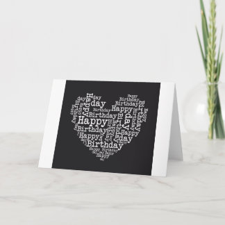 Happy birthday design kaart