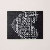 Happy birthday design legpuzzel (Horizontaal)