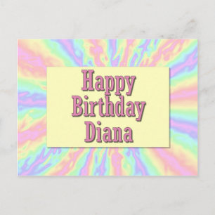 Happy Birthday Diana Briefkaart