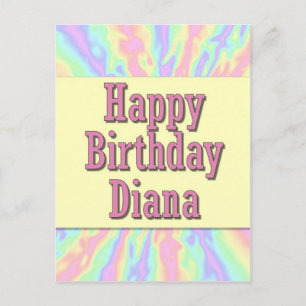 Happy Birthday Diana Briefkaart
