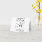 Happy Birthday die Farage heeft Kaart (Gele Bloem)