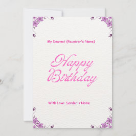 Happy Birthday  digitaal Wenskaart Feestdagenkaart