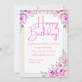 Happy Birthday digitaal Wenskaart Feestdagenkaart