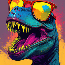 Happy Birthday Dinosaur Cute Kaart