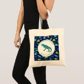 Happy Birthday Dinosaur Gepersonaliseerde Kinderen Tote Bag (Voorkant (product))