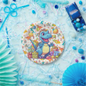 Happy Birthday Dinosaur Papieren Bordje (Feest)