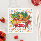 Happy Birthday Dinosaur Servet (Insitu)