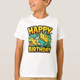 Happy Birthday Dinosaur T-shirt