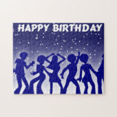 Happy Birthday Disco Dancers Legpuzzel (Horizontaal)