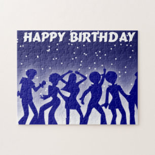 Happy Birthday Disco Dancers Legpuzzel