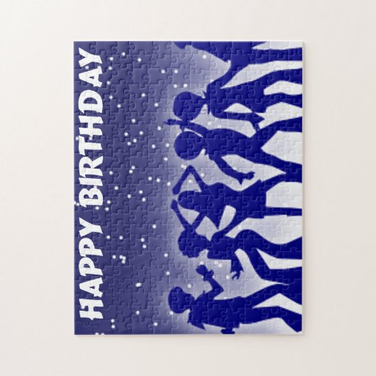 Happy Birthday Disco Dancers Legpuzzel (Verticaal)