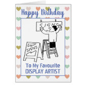 Happy Birthday Display Artist (Voorkant)