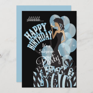 Happy Birthday Diva Girl   DIY-naam   Aqua Kaart