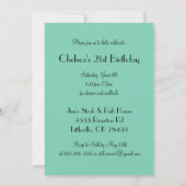 Happy Birthday Diva Girl | DIY-naam | Jade Kaart (Achterkant)