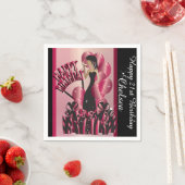 Happy Birthday Diva Girl | DIY-naam | Ruby Red Servet (Insitu)