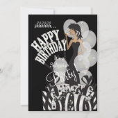 Happy Birthday Diva Girl | DIY-naam | wit Kaart (Voorkant)