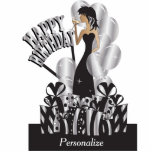 Happy Birthday Diva Girl | DIY-naam | Zilver Staand Fotobeeldje<br><div class="desc">Vrijstaande 'Birthday Cutouts' Maakt een geweldig gesprek op gang! Happy Birthday Cake en Table Toppers. - Deze schattige, vrolijke verjaardagstafel/cake-topper zal een grote hit op haar feestje zijn. Ideaal voor elke 21-jarige. ✔ Opmerking: niet alle sjabloon gebieden hoeven te worden gewijzigd. 📌 Als u meer aanpassing nodig hebt, klikt u...</div>