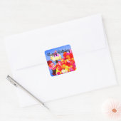 Happy Birthday Diverse Dahlias #2-1 Stickers (Envelop)