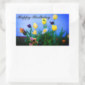 Happy Birthday Diverse Tulips #2 Stickers (Tas)