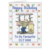 Happy Birthday DIY Man (Voorkant)