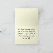 Happy Birthday Dochter Elegant Daisy Folded Kaart (Binnen)