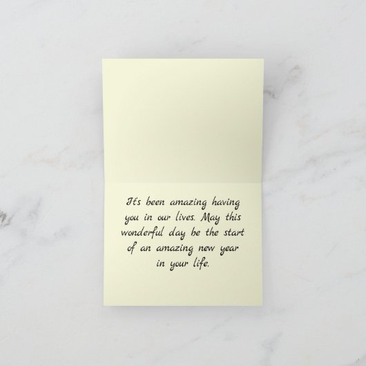 Happy Birthday Dochter Elegant Daisy Folded Kaart (Binnen)