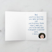 Happy Birthday (dochter) Kaart (Binnen)