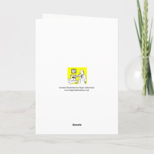 Happy Birthday Doctor Card voor persoonlijk gebrui Kaart (Achterkant)