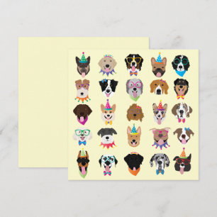 Happy Birthday Dog bezoekt jonge dieren