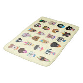 Happy Birthday Dog bezoekt jonge dieren Badmat (Gekanteld)