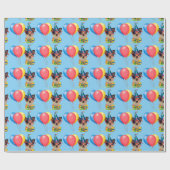 Happy Birthday Dog in het Pet Cadeaupapier (Vlak)