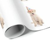 Happy Birthday Dog inpakken cadeaubon rap Cadeaupapier (Rol Hoek)