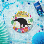 Happy Birthday Dog Papieren Bordje (Feest)