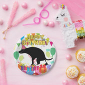 Happy Birthday Dog Papieren Bordje (Feest)