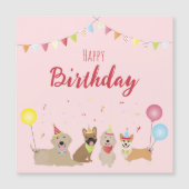 Happy Birthday Dog Party (Voorkant)