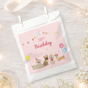 Happy Birthday Dog Party Bedankzakje