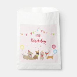 Happy Birthday Dog Party Bedankzakje