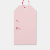 Happy Birthday Dog Party Cadeaulabel (Achterkant)