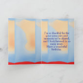 Happy Birthday Dog (watercolor) Kaart (Binnen)