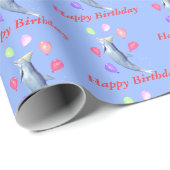 Happy Birthday Dolphin Cadeaupapier (Rol Hoek)